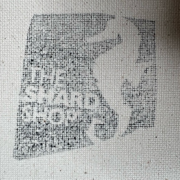 Pearls Shells Beach Anchor Resin Painted Canvas. Size 11” x 14”. - Picture 2 of 16